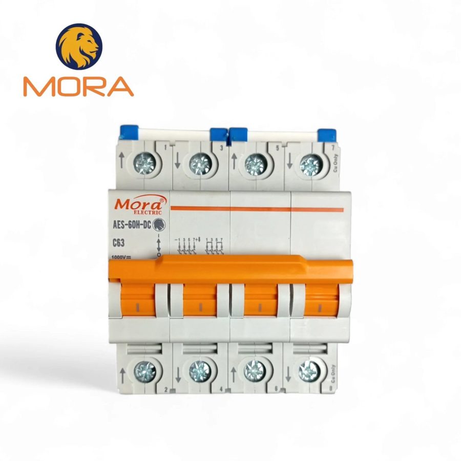 MORA 4P DC Circuit Breaker — 63A, 1000V DC