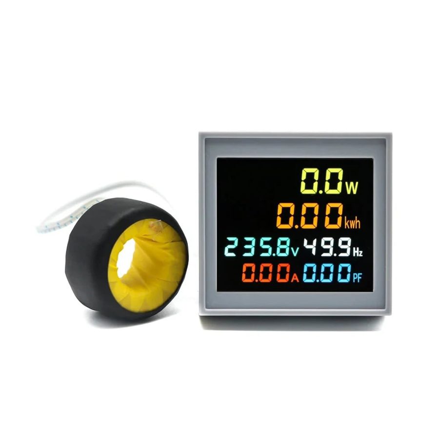 MORA 6-in-1 Digital Panel Meter — Voltmeter, Ammeter, kWh (22mm)