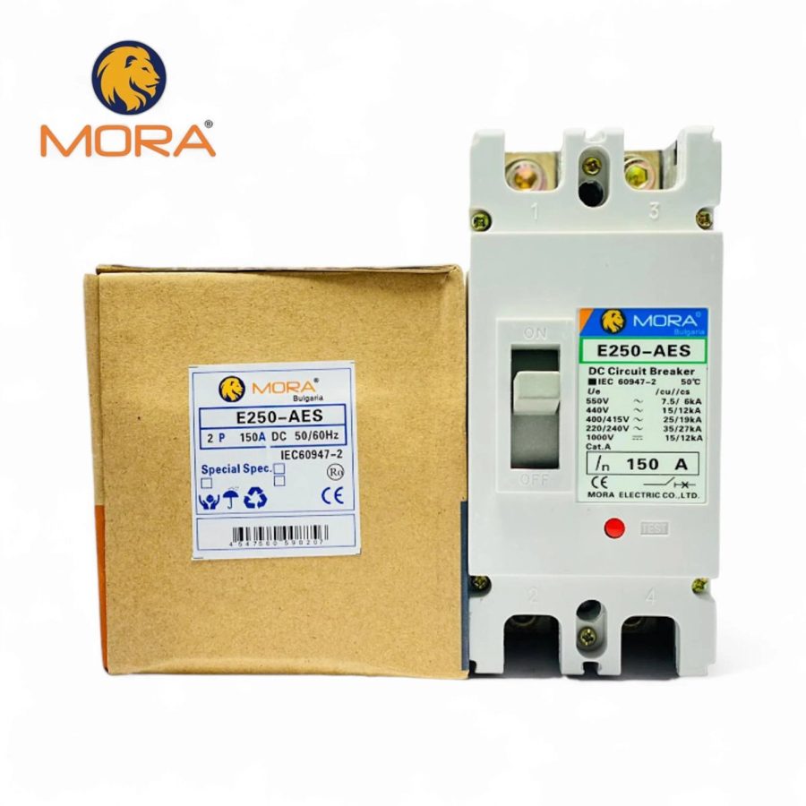 MORA E250-AES 2-Pole MCCB — 200A DC/AC Disconnector