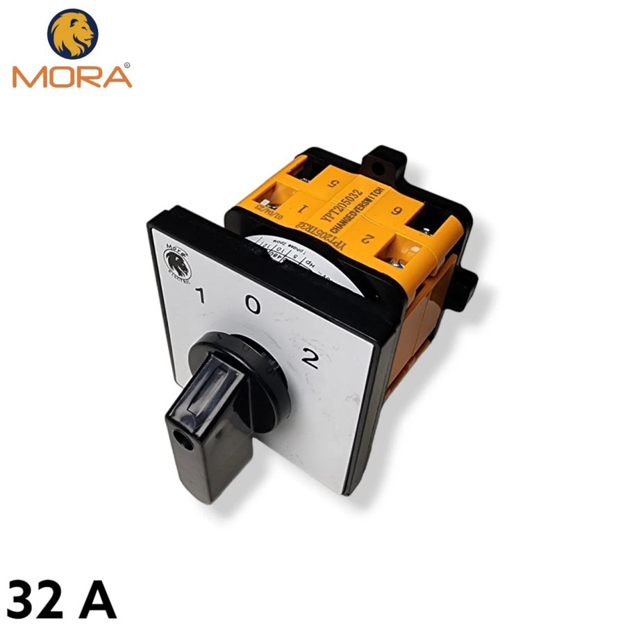 MORA Rotary Changeover Switch — 32A / 50A / 75A (WAPDA, Solar, Generator)