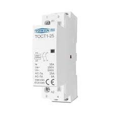 TOMZN TOCT1-25 DIN-Rail AC Modular Contactor — 25A, 2-Pole