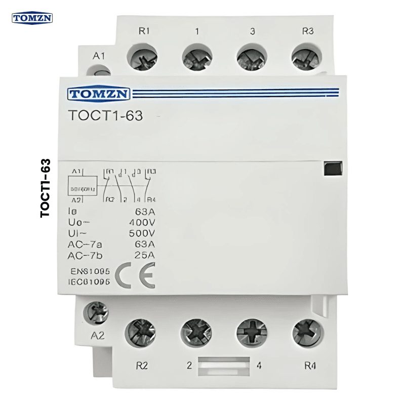 TOMZN TOCT1-63 4P 63A DIN-Rail AC Modular Contactor