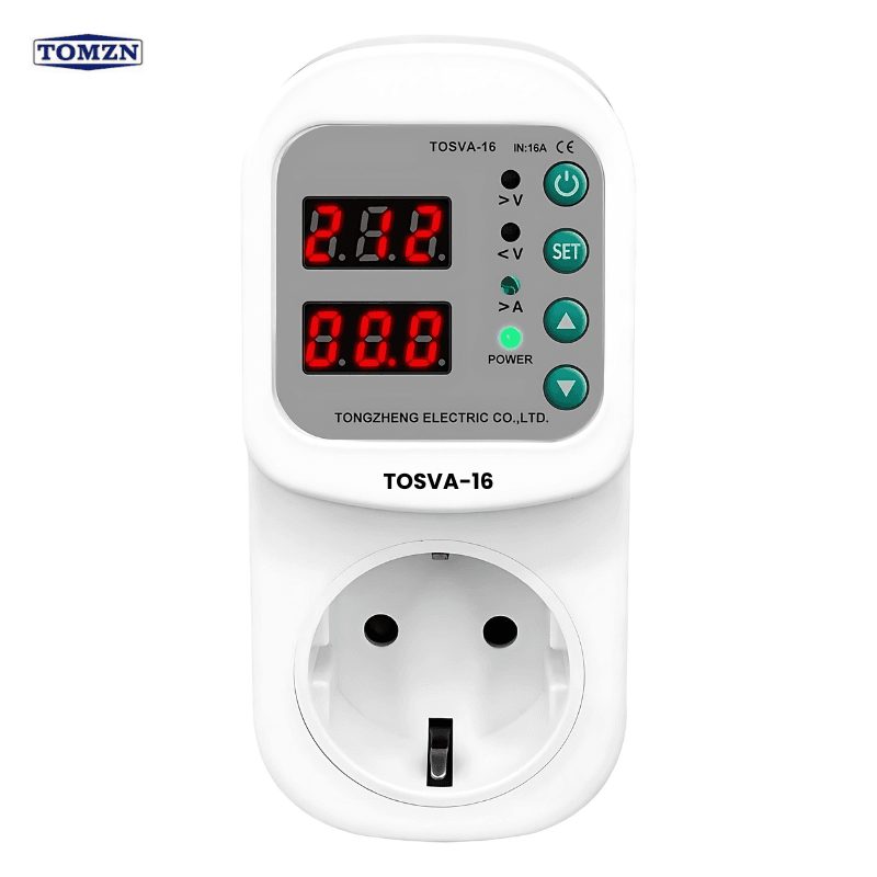 TOMZN TOSVA-16 Automatic Voltage & Current Protector Socket — 16A
